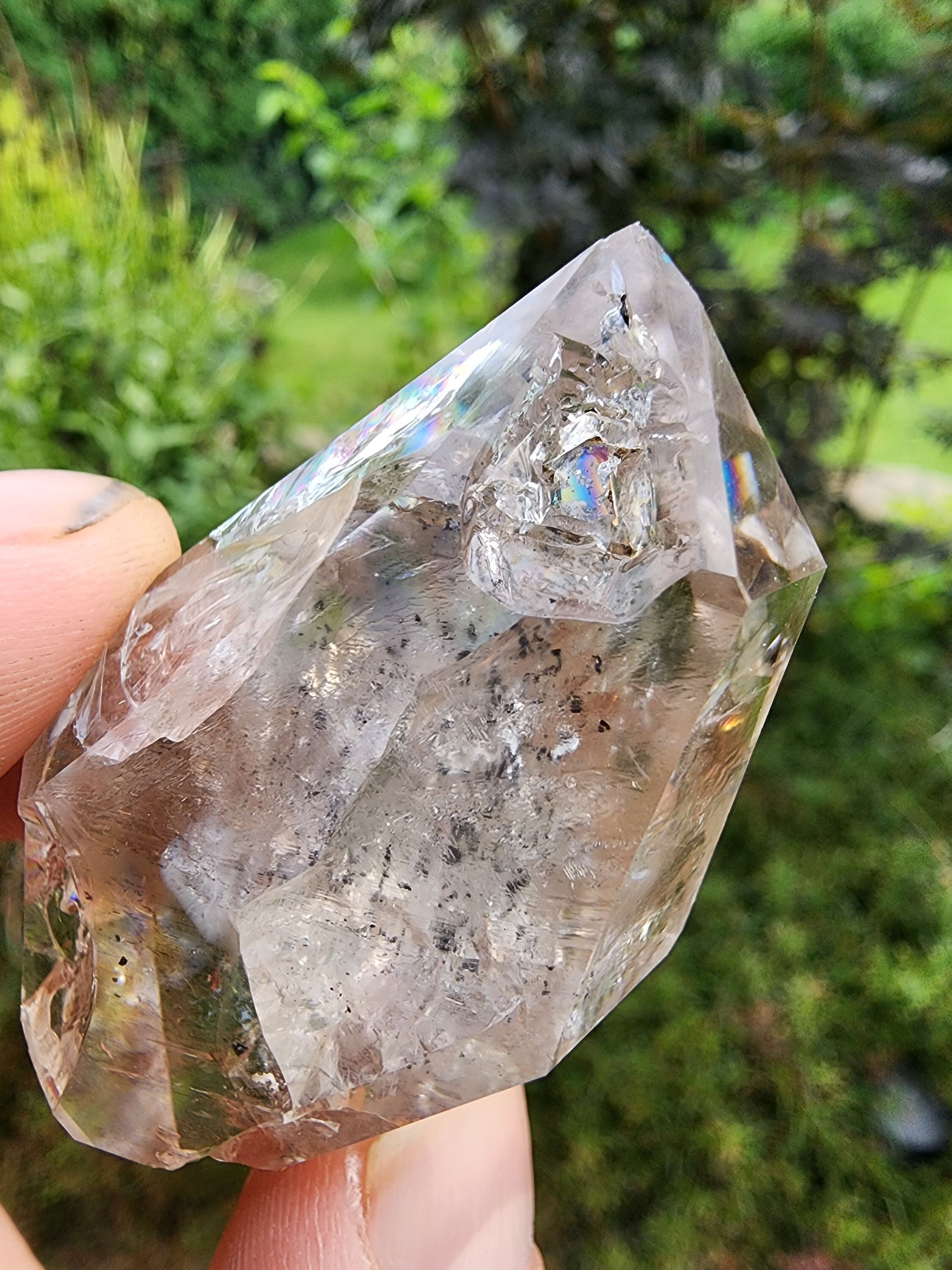 ニューヨーク産の大型ハーキマーダイヤモンド水晶 - Etsy 日本