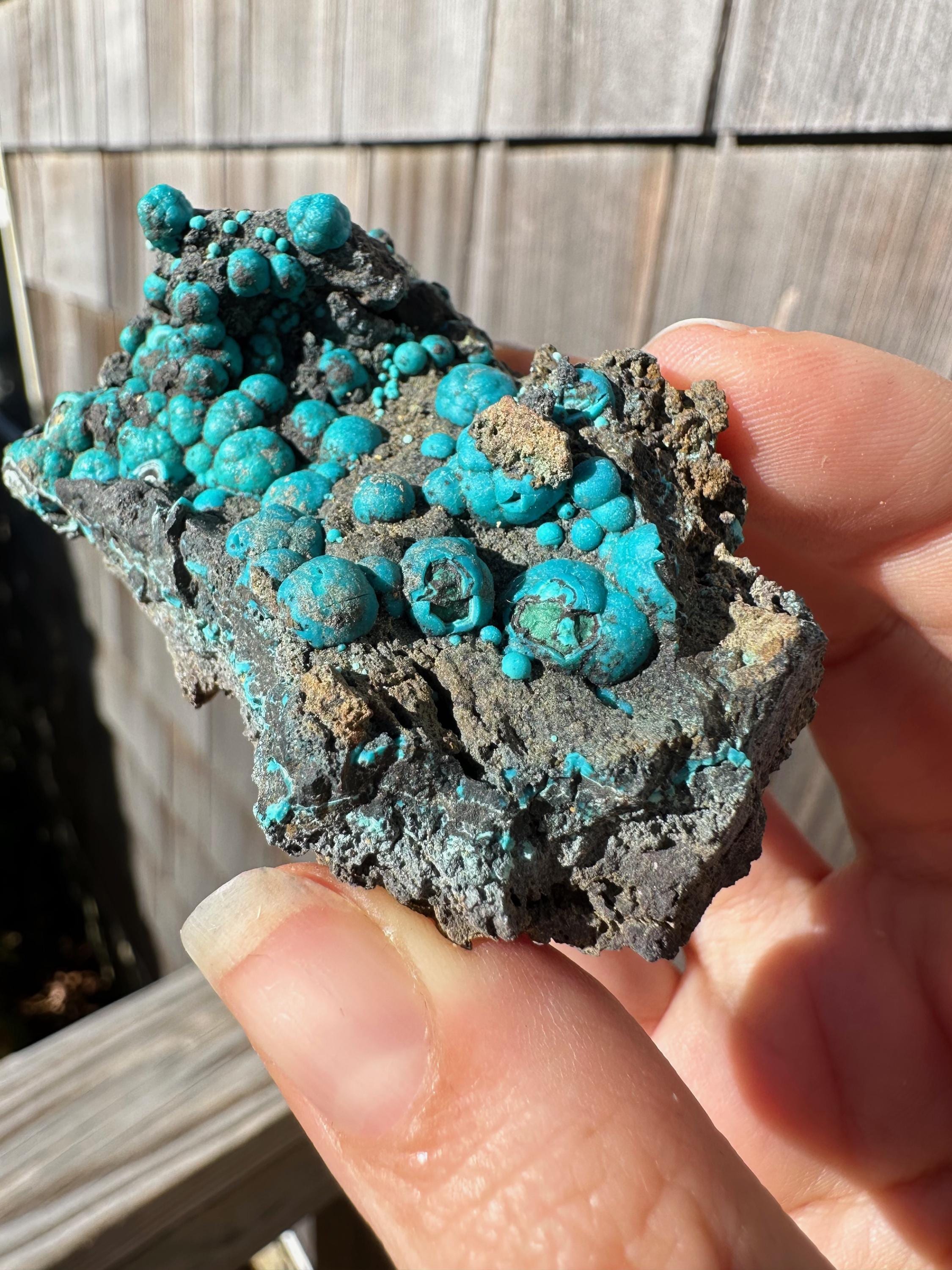 Chrysocolla on Matrix From Planet Mine Arizona USA - Etsy