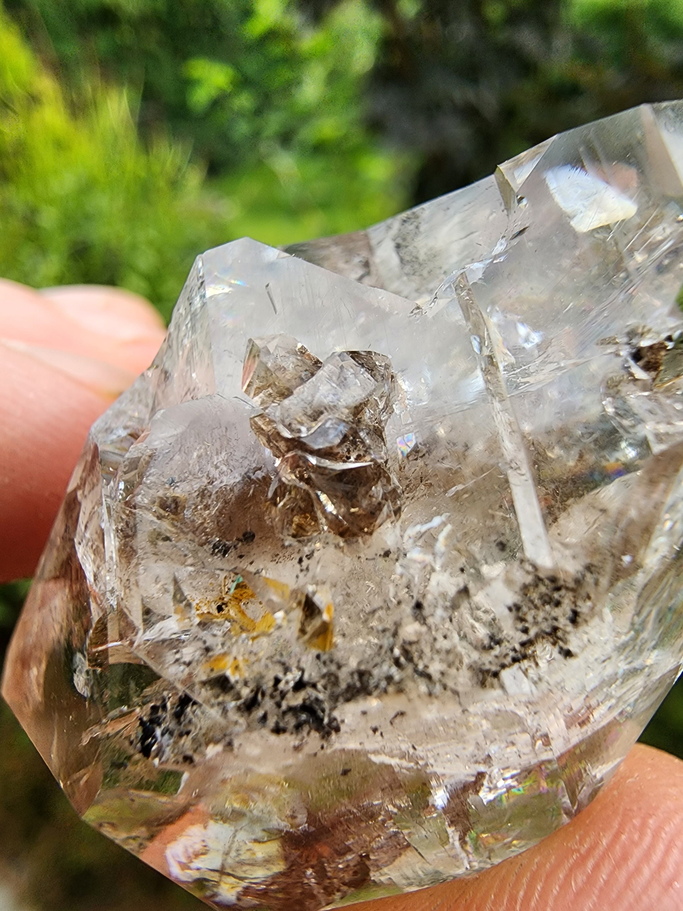 ニューヨーク産の大型ハーキマーダイヤモンド水晶 - Etsy 日本