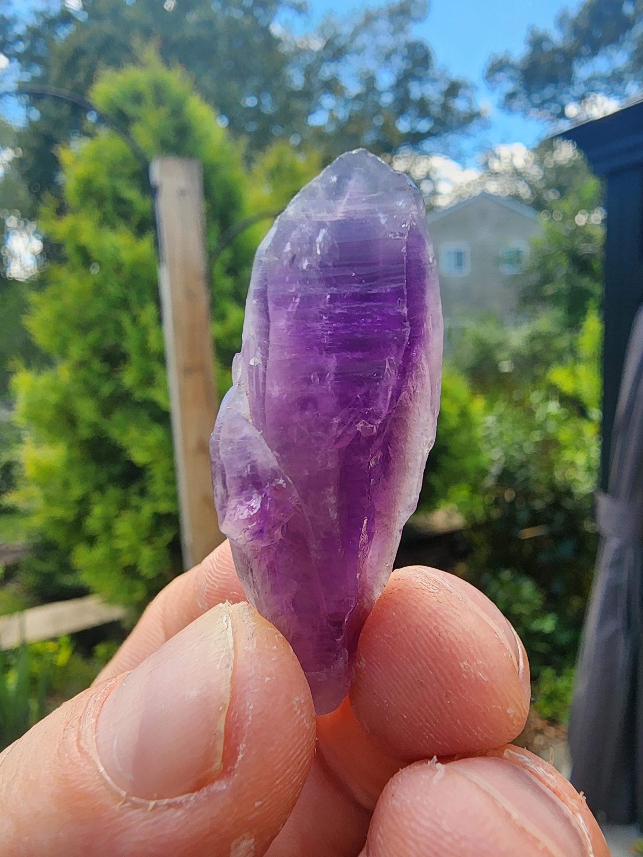 ナイジェリア、タラバ産のトゥトゥクリフスアメジスト - Etsy 日本