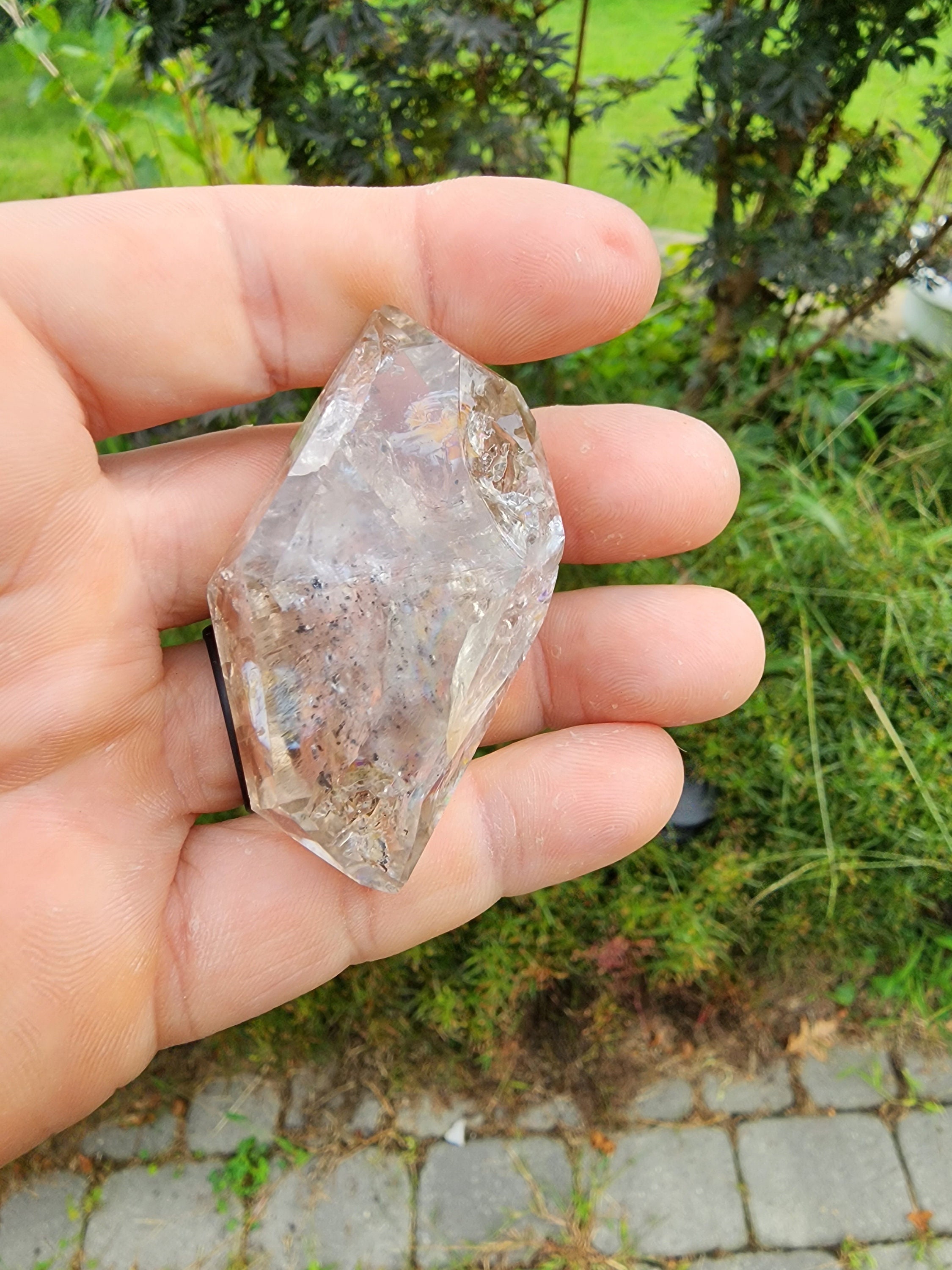 ニューヨーク産の大型ハーキマーダイヤモンド水晶 - Etsy 日本