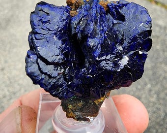 Azurite Crystal Cluster from Liufengshan Mine, China