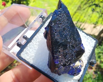 メキシコ、ミルピラス鉱山産のアズライト結晶 - Etsy 日本