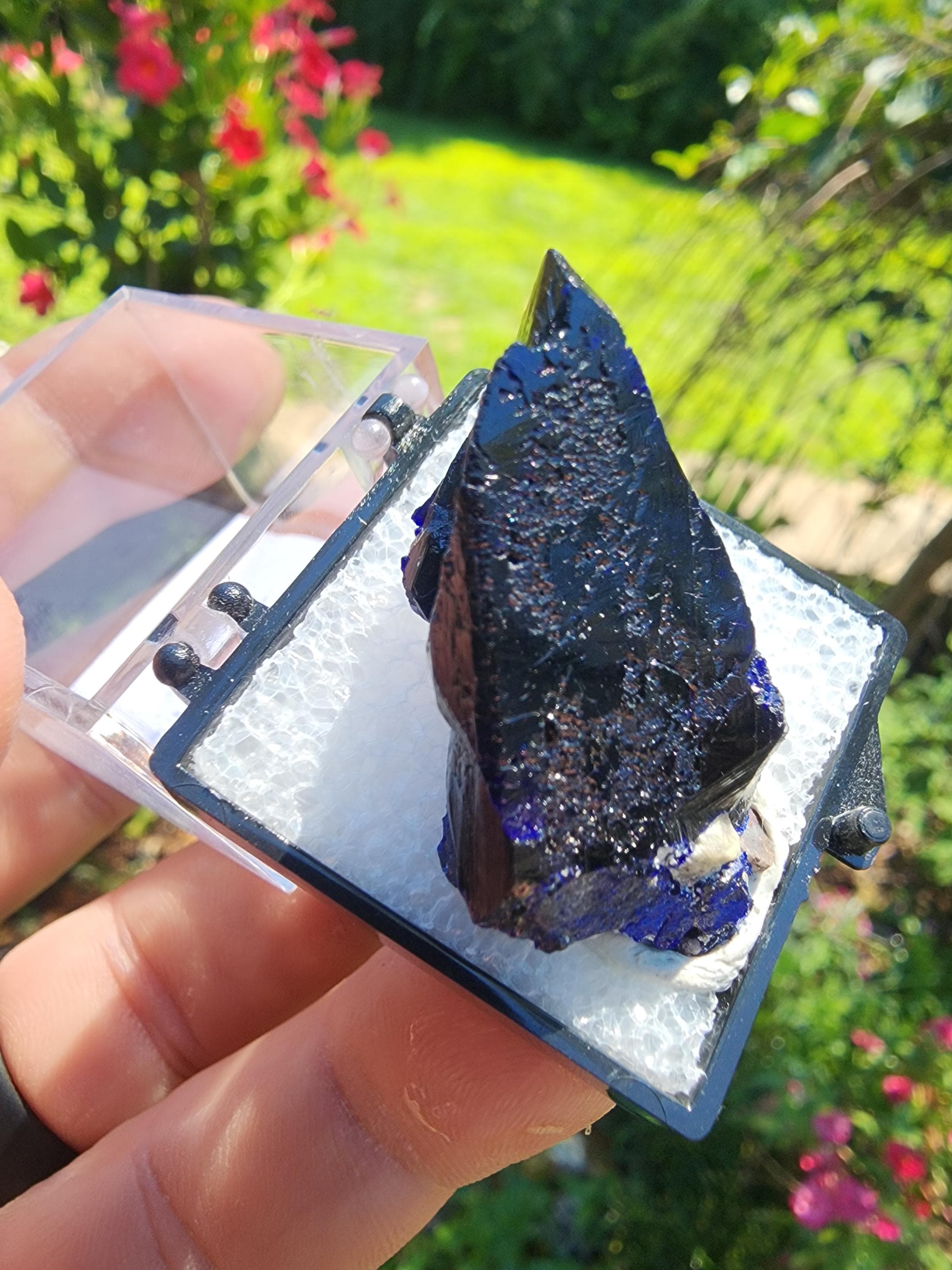 メキシコ、ミルピラス鉱山産のアズライト結晶 - Etsy 日本