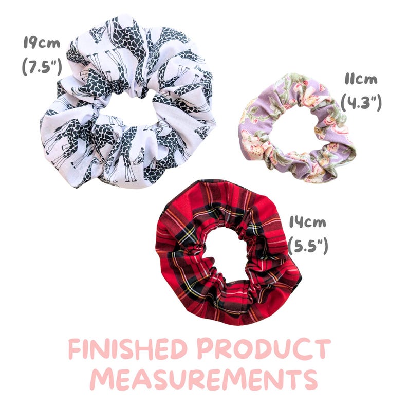 Easy Scrunchie Sewing Pattern & Tutorial | PDF Download | 3 Sizes ...