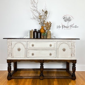 Sold Out-jacobean Sideboard Buffet - Etsy