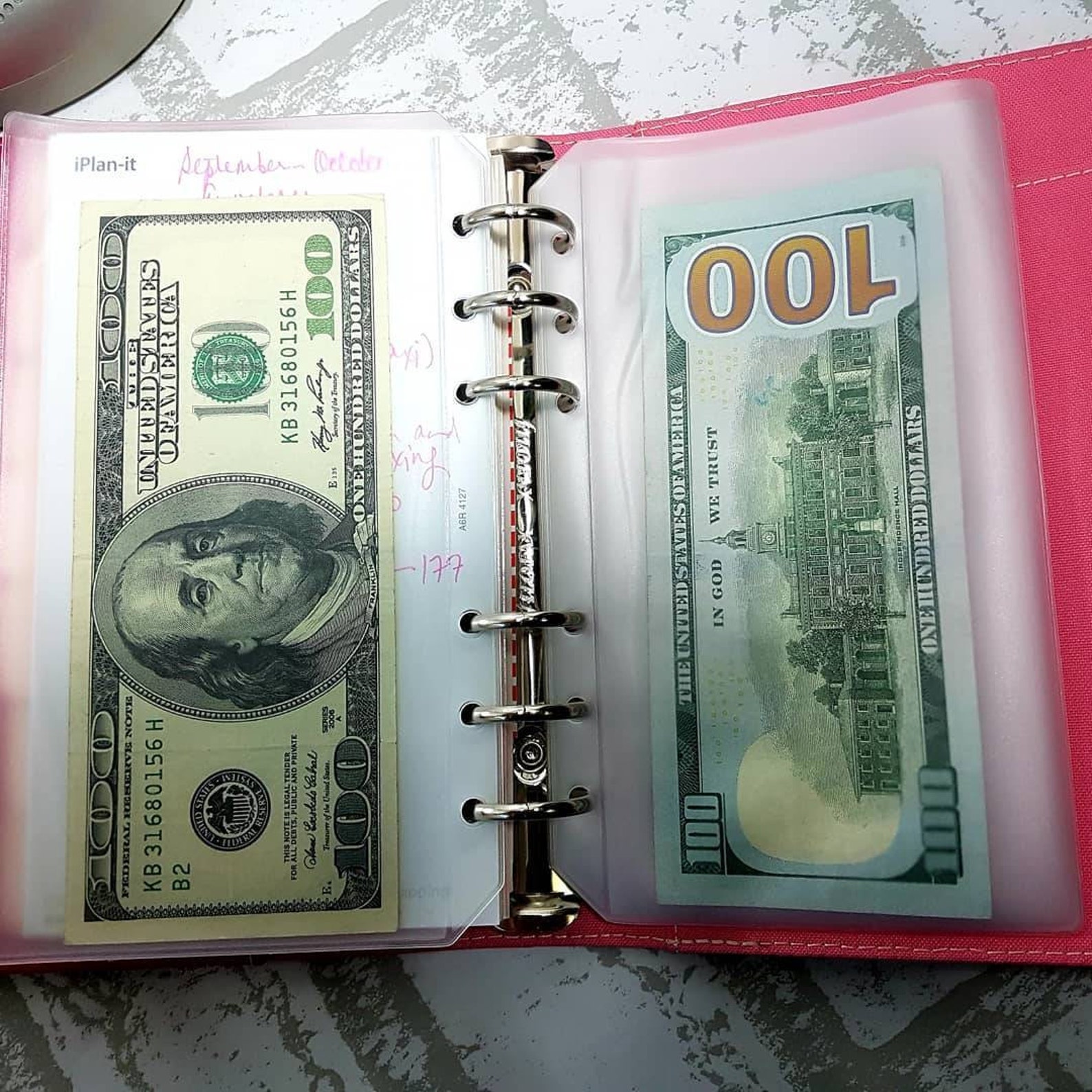 Pocket binder planner credit card holder planner inserts A6 Etsy