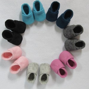 Doll slippers size. 43 cm I wool felt (EN71 standard) doll shoes