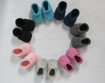 Doll slippers size. 43 cm I wool felt (EN71 standard) doll shoes