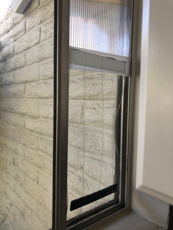 cat door insert for sliding window