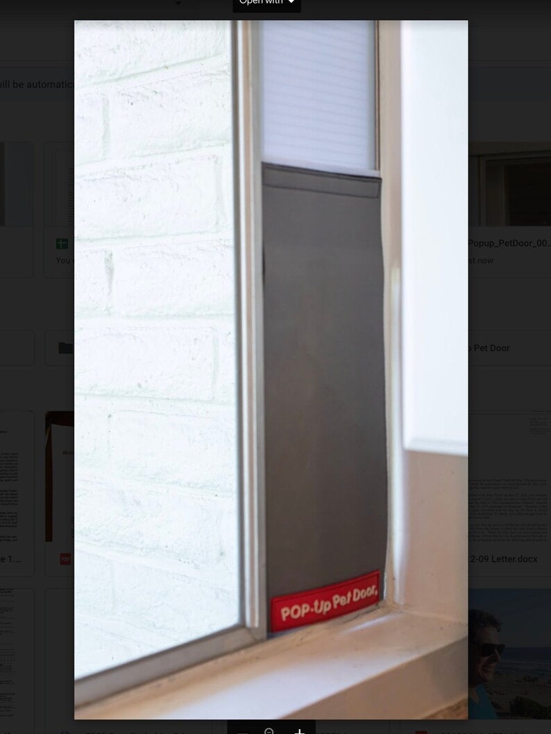 Cat Door for Windows patio Access Insert for Sliding Etsy