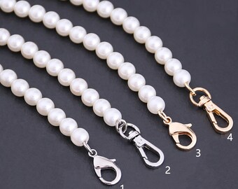 pearl handbag strap