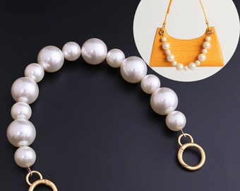 pearl handbag strap