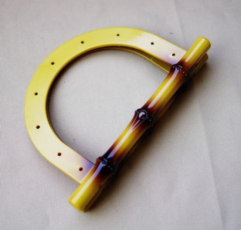 Handcraft Material for Handbag Making A pair of Resin Handles for Bag MS-087