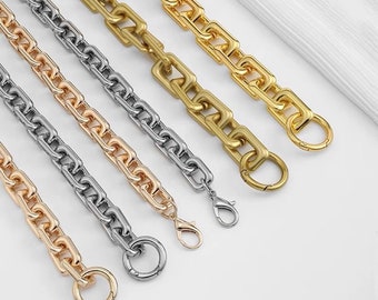 2 color,17mm High Quality Purse Chain Strap,Alloy and Iron, Metal Shoulder Handbag Strap,Purse Replacement Chains,bag accessories, JD-1304