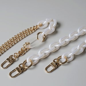 Pearl High Quality Purse Chain,Alloy and Pearl, Metal Shoulder Handbag Strap,Bag Strap, Bag Accessories, Detachable,JD-2194