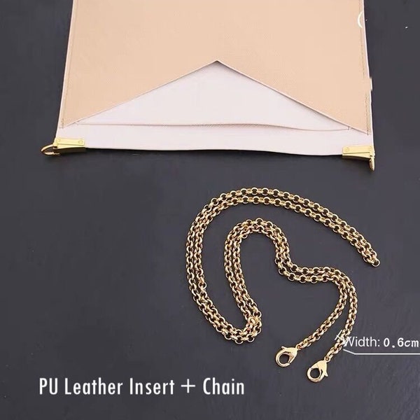 PU Leather Purse Organizer Insert Fit Kirigami Pochette 26 19 Handbag Shaper Premium Felt,Bag Accessories, JD-1305-2