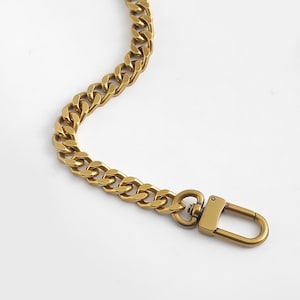 Old Gold High Quality Purse Chain Strap,Alloy and Iron, Metal Shoulder Handbag Strap,Purse Replacement Chains,bag accessories, JD-2716 image 4