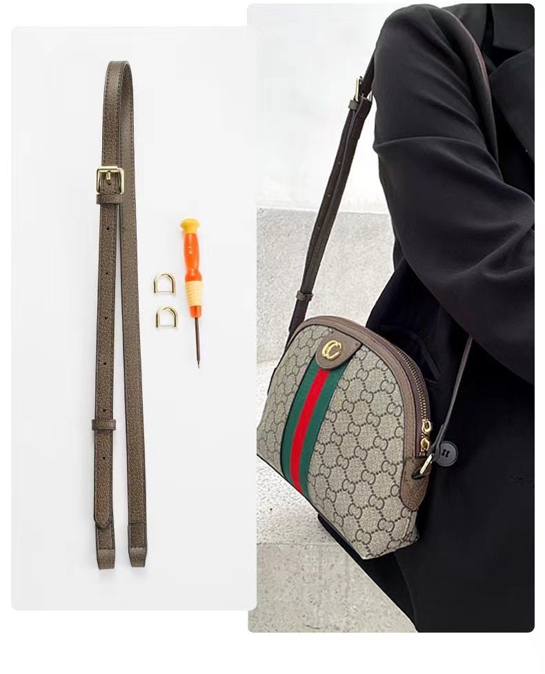 Genuine Leather Shoulder Strap Handbag Replacement Crossbody Adjustable Bag  Suitable for Gucci GG 1955 Saddle Bag Accessories - AliExpress
