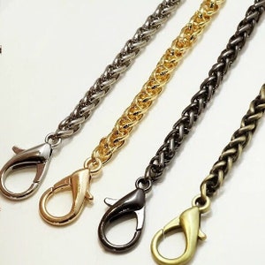 5MM, 4 Color High Quality Purse Chain, Metal Shoulder Handbag Strap, Replacement Handle Chain, Metal Crossbody Bag Chain Strap,JD-752