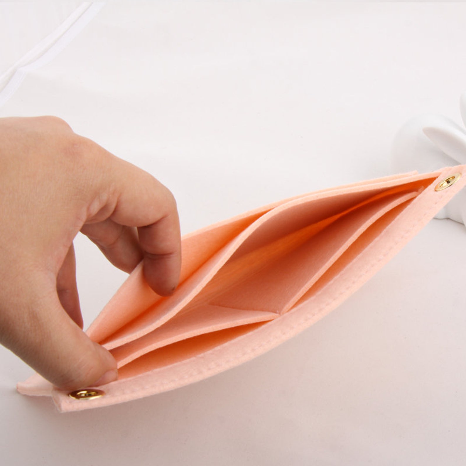 5 Color Purse Organizer Insert Fit Kirigami Pochette 26 19 Etsy