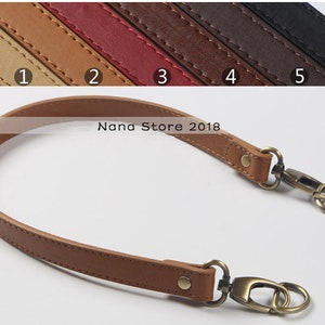 6 Color,Full Grain Leather,High Quality Leather Wrapping, Leather Shoulder Handbag Strap, Replacement Handle , Bag Accessories, JD145