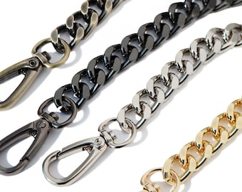 11mm, 4 Color High Quality Purse Chain, Metal Shoulder Handbag Strap, Replacement Handle Chain, Metal Crossbody Bag Chain Strap,JD-2637