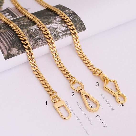 Gold High Quality Purse Chain Strap,alloy and Iron, Metal Shoulder Handbag  Strap,purse Replacement Chains,bag Accessories, JD-1913 