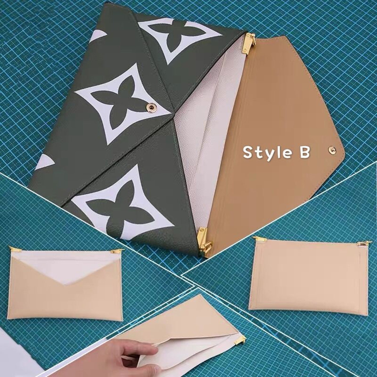 2 StylePurse Organizer Insert Fit LV Kirigami Pochette 26 19 Etsy