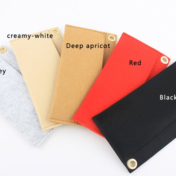 17 cm * 7.2 cm Purse Organizer Insert Fit  Handbag Shaper Premium Felt,Bag Accessories, JD-1309