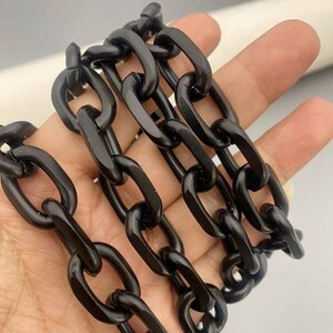 8mm Black High Quality Purse Chain Strap,Alloy and Iron,Metal Shoulder Handbag Strap,Purse Replacement Chains,bag accessories, JD-872 image 10