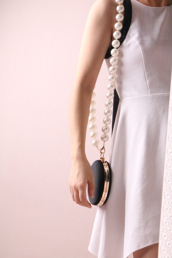 WUTA Shoulder Bag Straps Pearl Chains Fashion Decorative Chains For Coach  Bag