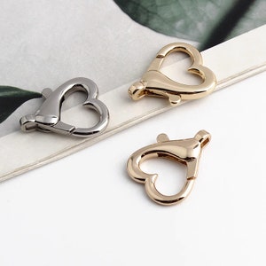 SET OF 2 ,Love-Ring buckle Handbag Purse Bag Spring Hooks,Metal shoulder strap buckle, Link buckle, Swivel Trigger Clips Snap Loop,PJ-289-1