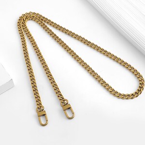 Old Gold High Quality Purse Chain Strap,Alloy and Iron, Metal Shoulder Handbag Strap,Purse Replacement Chains,bag accessories, JD-2716 image 3