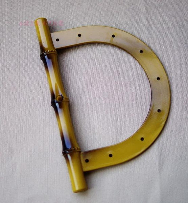 Handcraft Material for Handbag Making A pair of Resin Handles for Bag MS-087