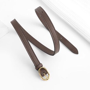 ValueBeltsPlus Adjustable Leather Strap Extenders Extensions for Bag Straps - 3 Lengths - 4 Widths Silver / Chocolate / 12 in. - 5/8 in.