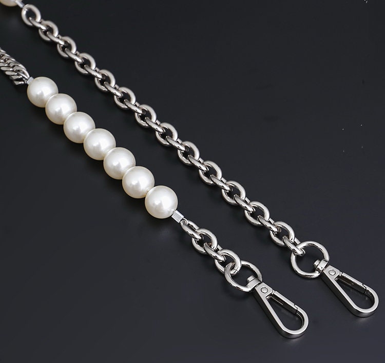 Pearl High Quality Purse Chainalloy and Pearl Metal Shoulder - Etsy