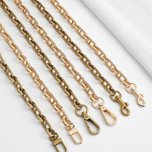 11mm Luxury Quality Antique Gold Purse Chain Metal Shoulder Etsy