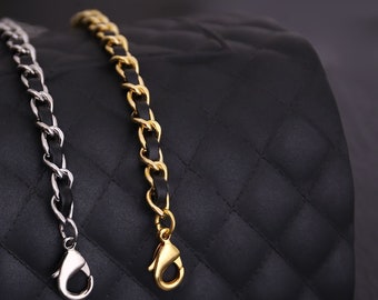 Pink Short Resin Bag Purse Handle Strap Replacement,Bag Decoration Chain,Bag Accessories Charms
