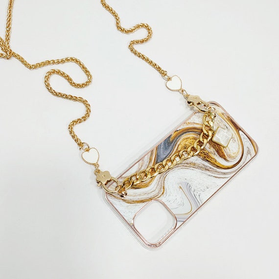 Apple Iphone Case With Chain Strap for Iphone 11 12 13 Pro Max Etsy