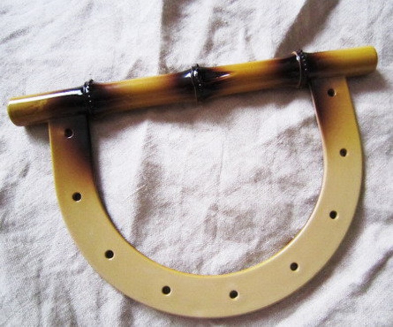 Handcraft Material for Handbag Making A pair of Resin Handles for Bag MS-087