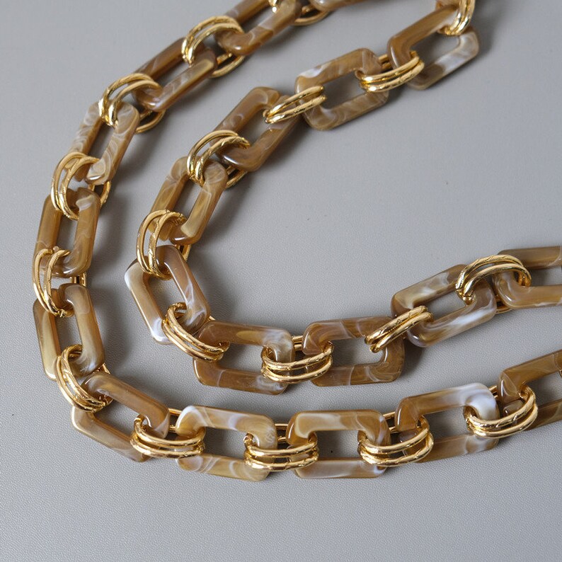 acrylic chain purse