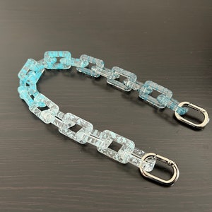 Acrylic High Quality Purse Chain, Metal Shoulder Handbag Strap, Replacement Handle Chain, Metal Crossbody Bag Chain Strap LD-2929