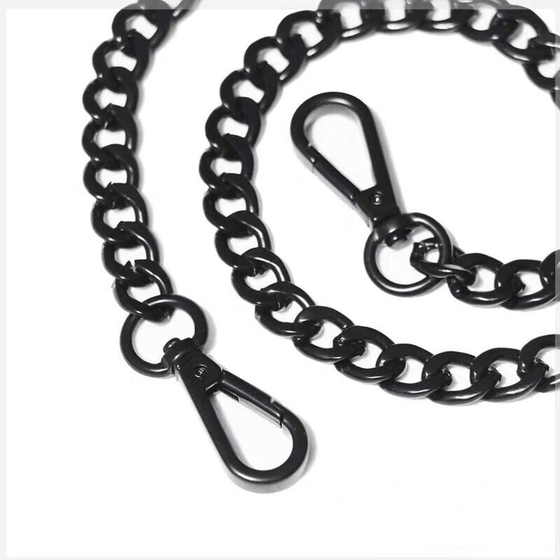 12mm Matte Black High Quality Purse Chain Strapalloy and Etsy