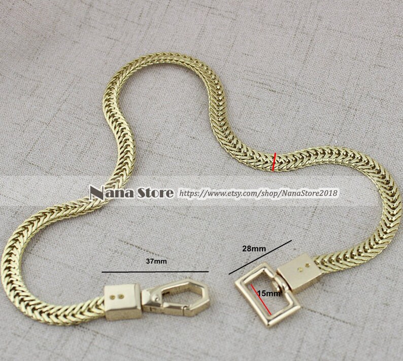 7MM Metal Shoulder Handbag Strap Replacement Handle Chain Metal Crossbody Bag Chain Strap,JD-876 High Quality Purse Chain