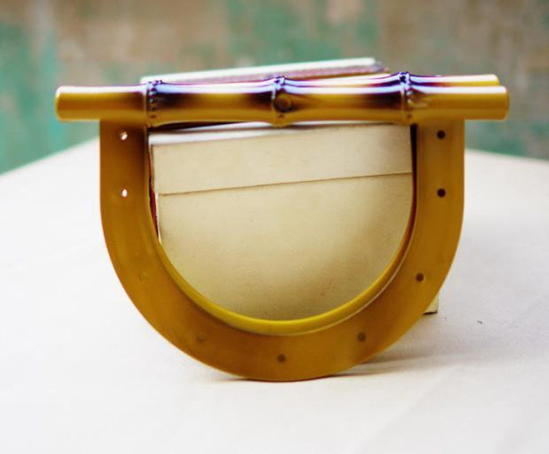Handcraft Material for Handbag Making A pair of Resin Handles for Bag MS-087