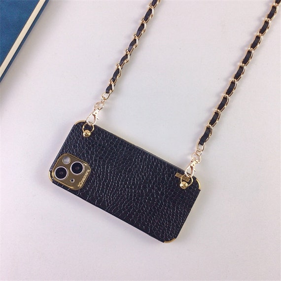 Card Bag Phone Case With Chain Lanyard