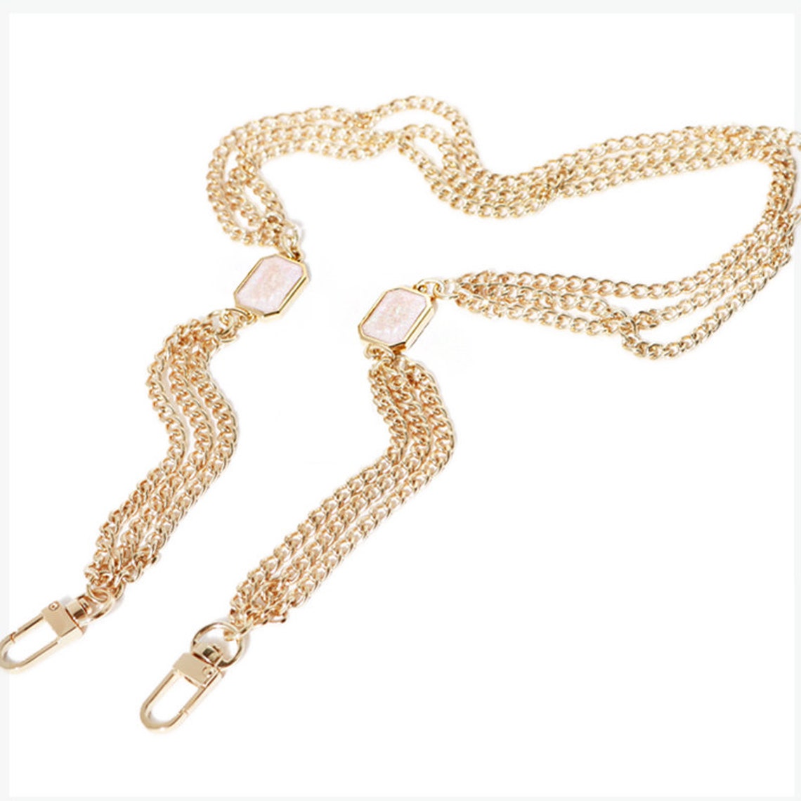 Light Gold High Quality Purse Chain StrapAlloy and IronMetal Etsy