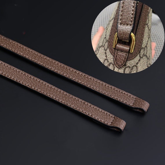 Gucci Brown Guccissima Leather Bag Strap