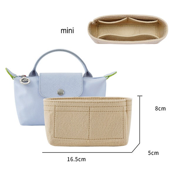 Taille 4, organisateur de sac à main pour pochette « Longchamp Bag », feutre de qualité supérieure, shaper de sac, doublure de sac, JD-3260